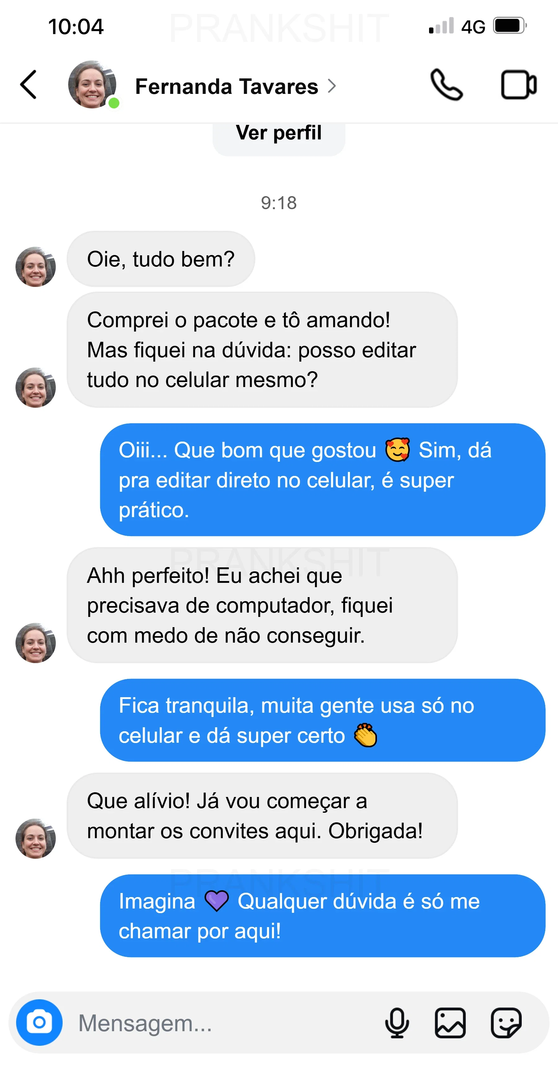 Depoimento de cliente 4